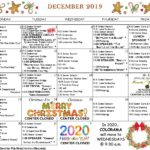 Senior Center Activity Calendar Fair Lawn NJ