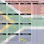 South Africa 2018 Holiday Calendar Holiday Calendar Africa Holiday