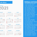 South Africa Holidays 2021 And Observances 2021