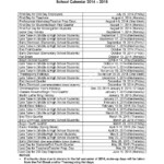 St Charles Parish Public Schools Calendars Luling LA