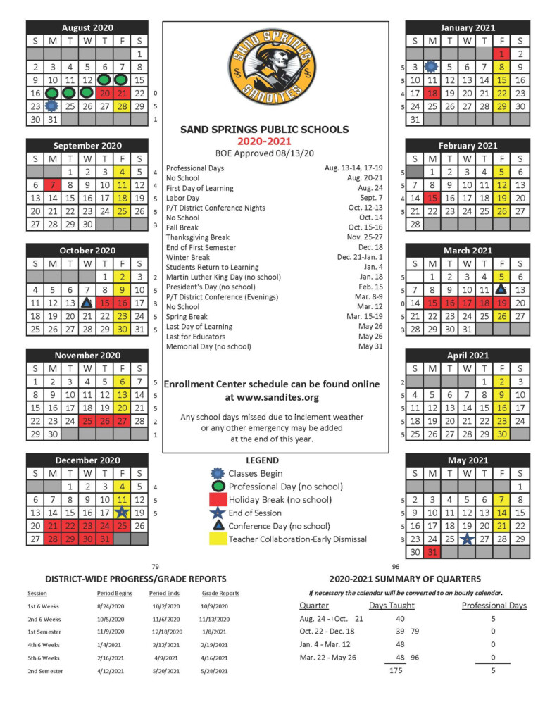 Tulsa Tech Calendar 2021 2021 Calendar