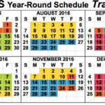 Wcpss Year Round Calendar Calendar Template 2021