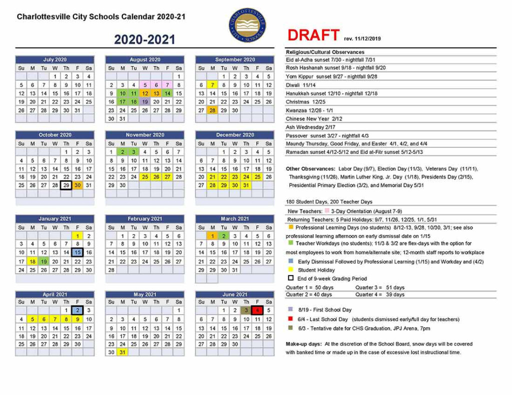 West Clark Community School Calendar 2021 20 Printable Calendar 2021 2022