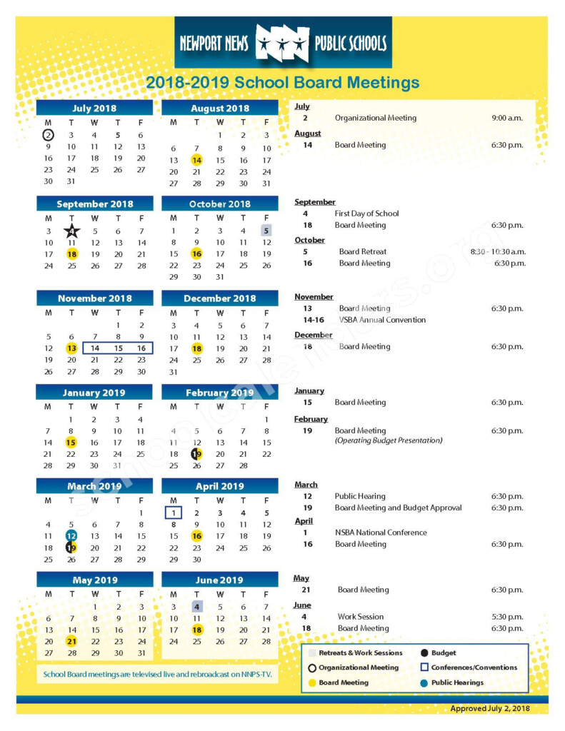 Woodside High School Calendars Newport News VA